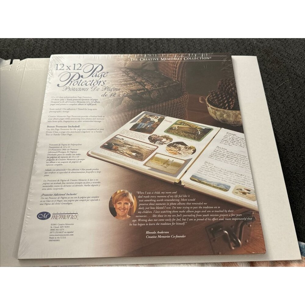 New Creative Memories Page Protectors 12x12 32 Page Pack 2001 C3